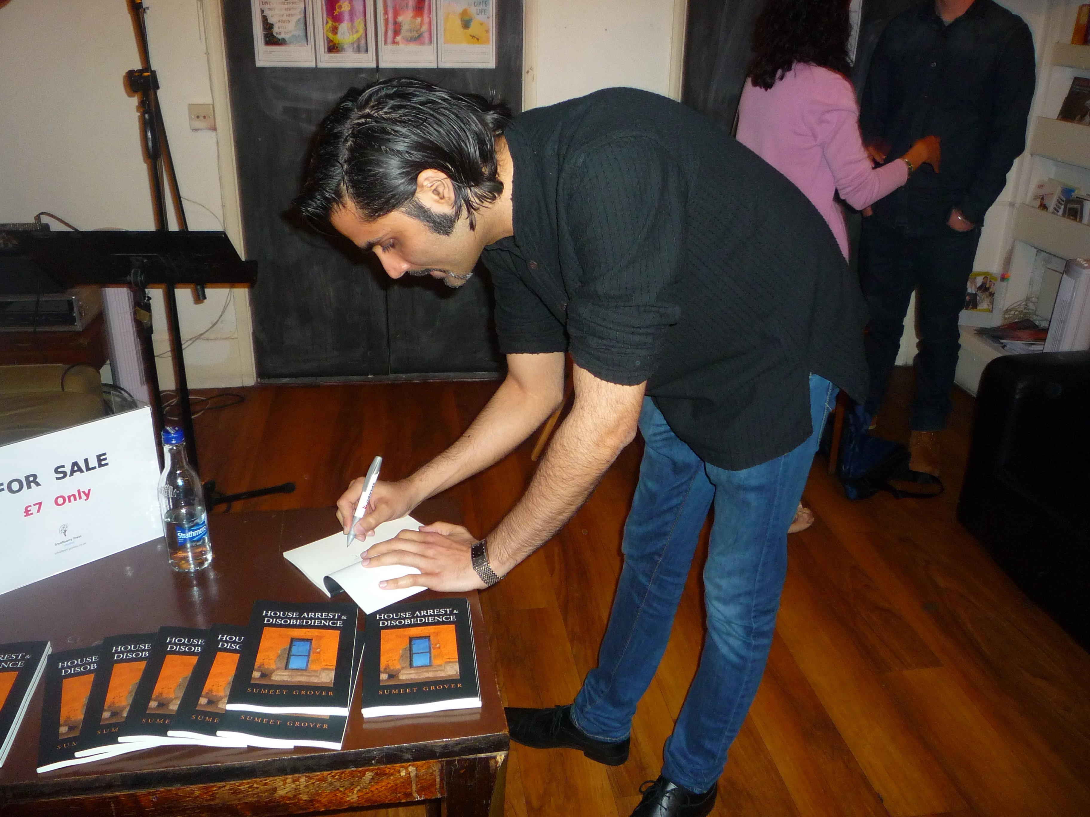 Sumeet Grover at the Launch of House Arrest & Disobedience